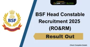 BSF Head Constable RO and RM Result