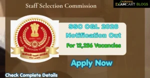 SSC CGL Notification 2026 out for 12,256