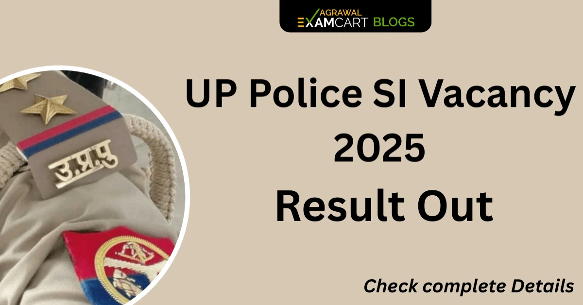 UP SI Result Out