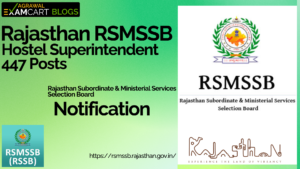 Rajasthan-RSMSSB-Hostel-Superintendent-447-Posts-Notification