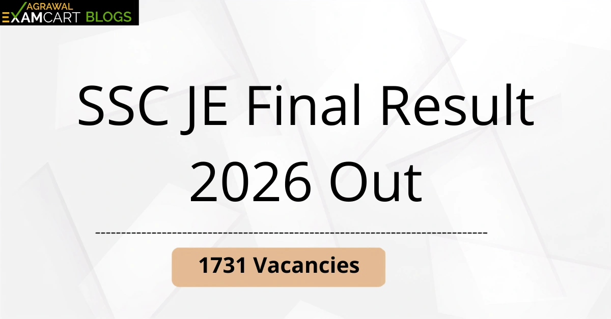 SSC JE Final Result 2026
