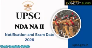 UPSC NDA 2 2026 Notification and exam date