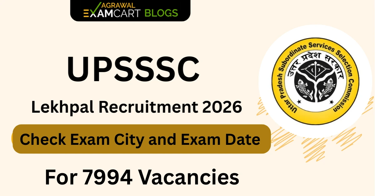 UP Lekhpal Exam City and date