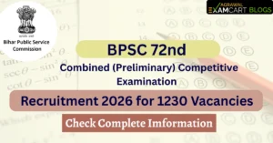 BPSC 72nd 2026