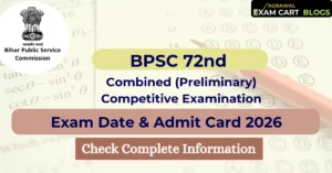 BPSC 72 Exam Date 2027