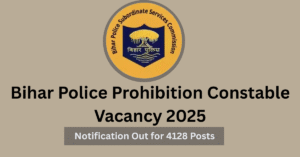 Bihar Police Constable
