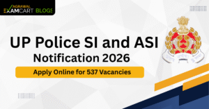 UP SI and ASI Notification 2026