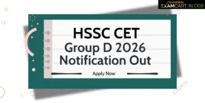 HSSC CET Group D 2026 Notification