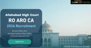 Allahabad High Court RO ARO CA 2026 Recruitment