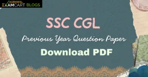 SSC CGL Previous Year Question Paper For Tier 1, 2